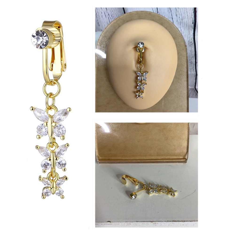Clip-On Belly Button Ring